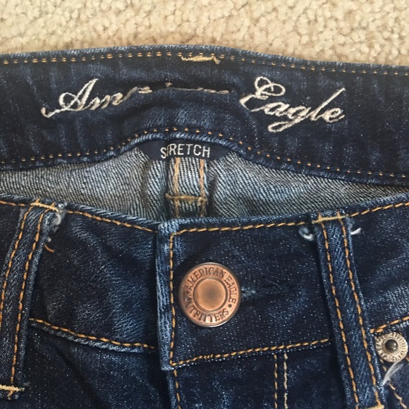 American Eagle Sz 2 Stretch denim Bermuda shorts - Picture 6 of 8